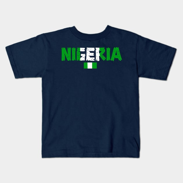 NIGERIA Kids T-Shirt by King Chris